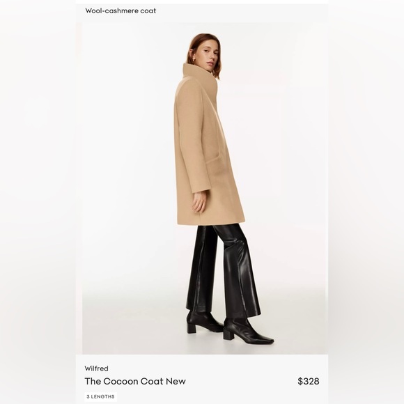 Wilfred - The Cocoon Coat - XXS - Navy Blue - Picture 5 of 11